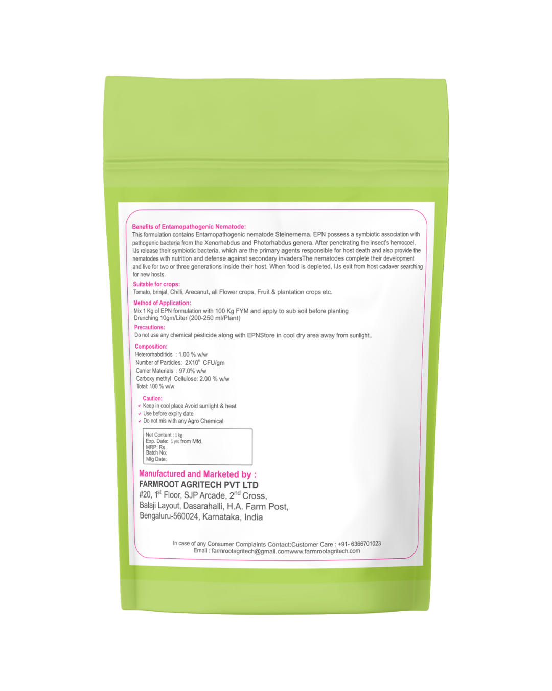 Farmroor Cruiser-Entomopathogenic Nematode